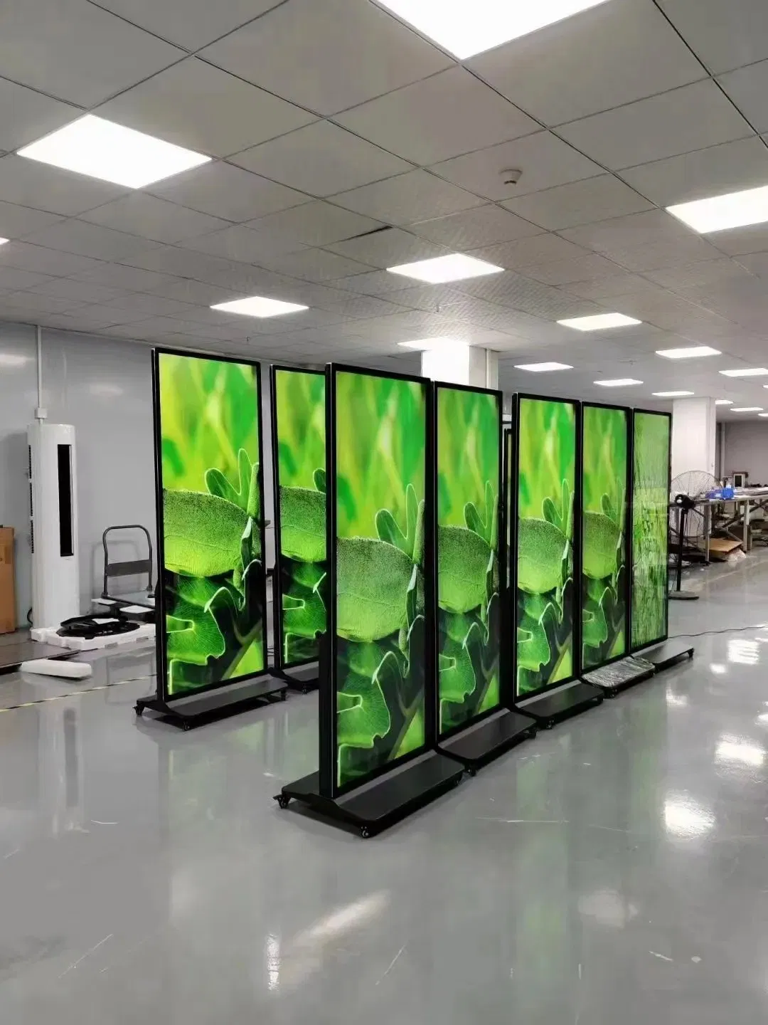 86 Inch Full Screen Indoor Vertical Screens All in One Advertising LCD Digital Signage Kiosk LCD Totem Display