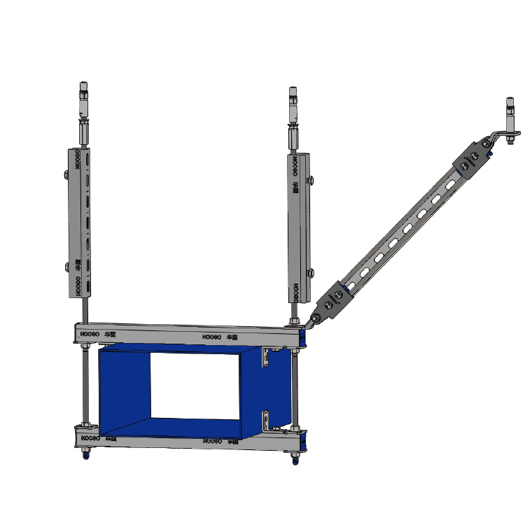 Rectangular Air Duct Lateral Bracing Unistrut Braces Galvanized Seismic Strut Channel
