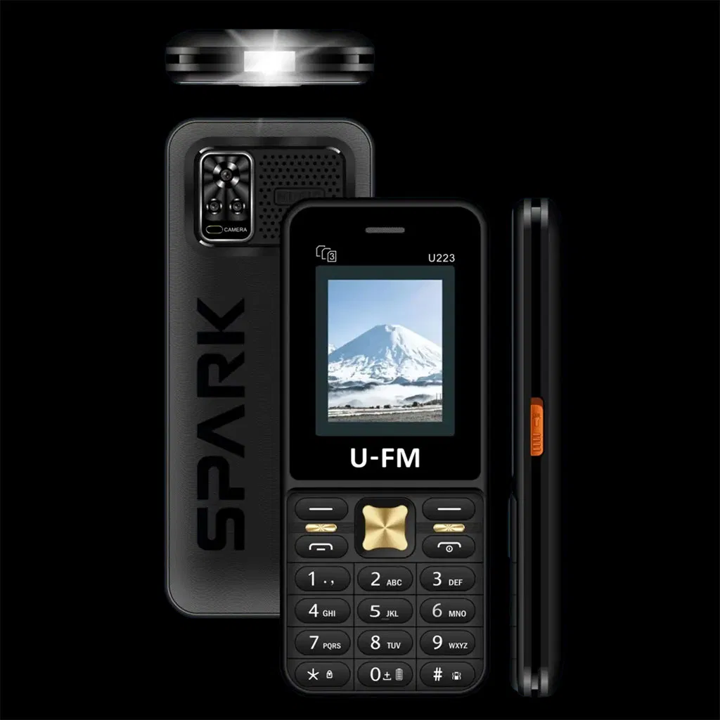 Кнопочный телефон Premium 2G с тройной SIM-картой