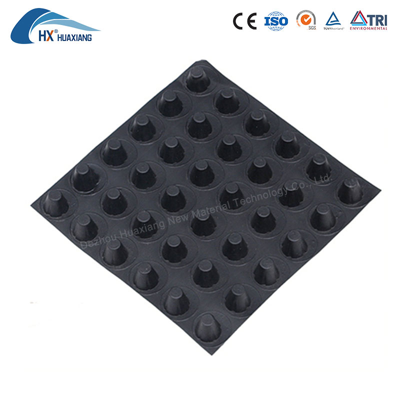 Chinese Products Wholesale HDPE Dimpled Plastic Drainage Sheet Waterproofing Drainage Board