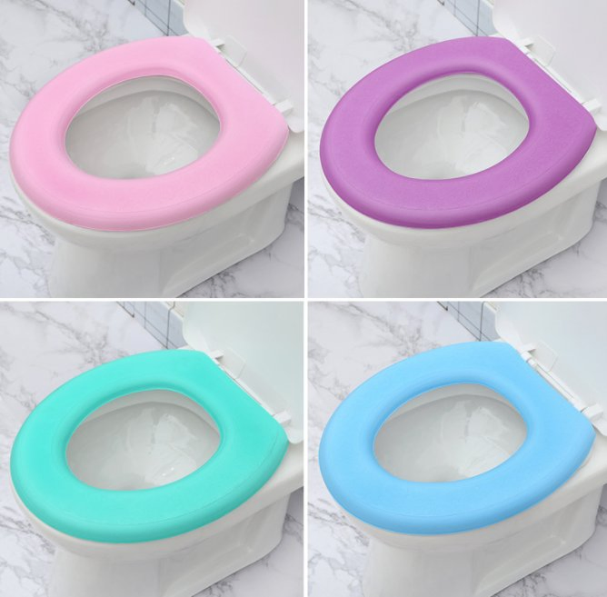 Waterproof EVA Waterproof Bathroom Mat Pad Toilet Seat Covers
