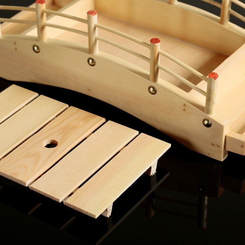 Japanese Style Wooden Sushi Bridge