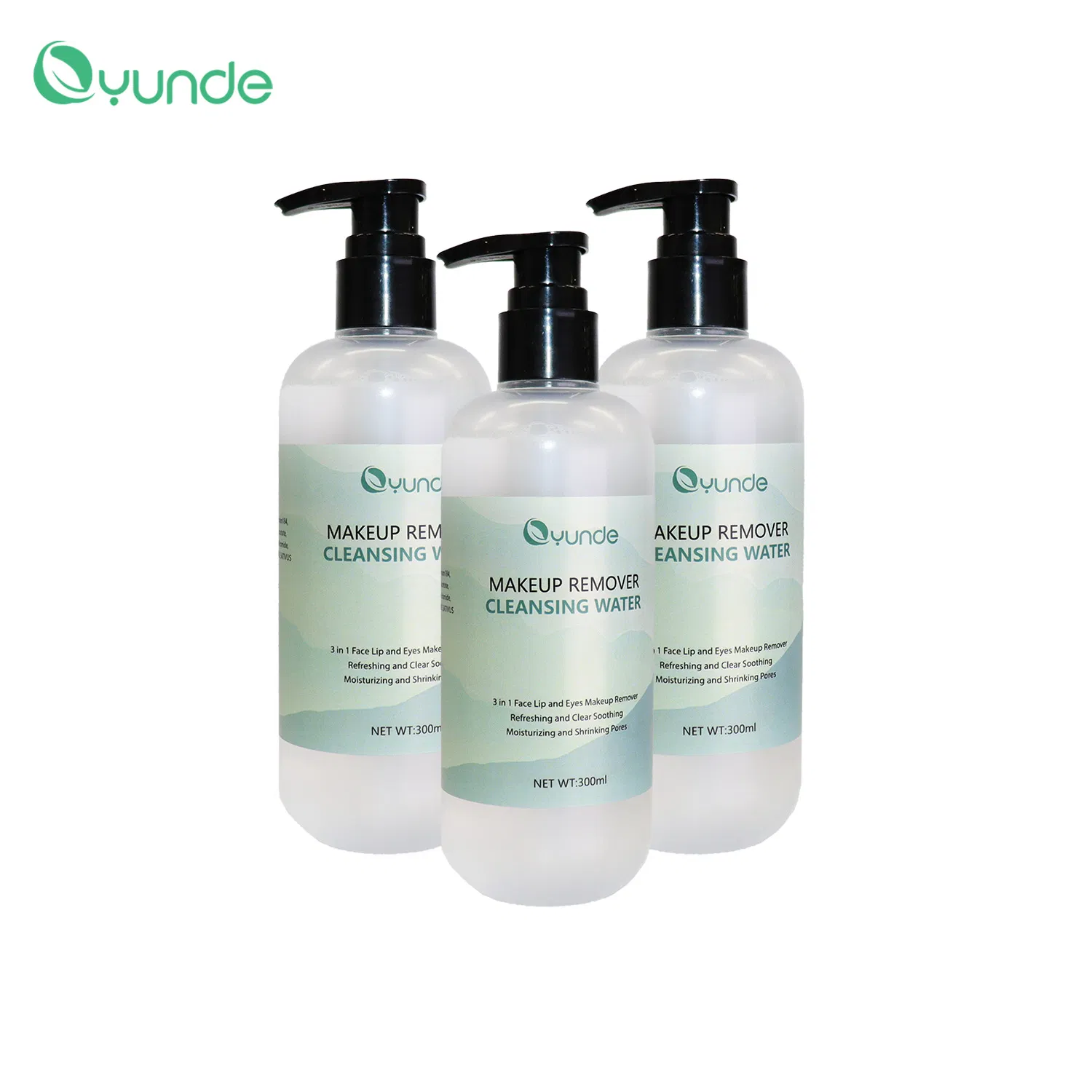 Skin Care 3 in 1 Refresh Clear Soothing Moisturizing Shrink Pores Makeup Remover Water