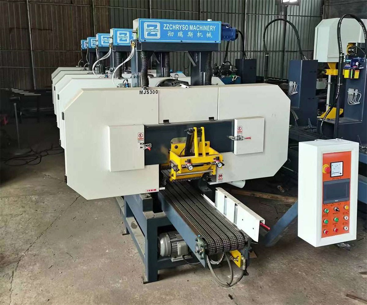 Станок ленточнопильный горизонтальный многопильный по дереву