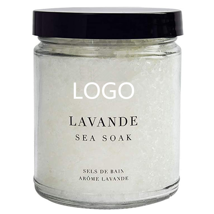Custom Lavande Sea Soak Calming Relaxing Lavande Scent Bath Salts