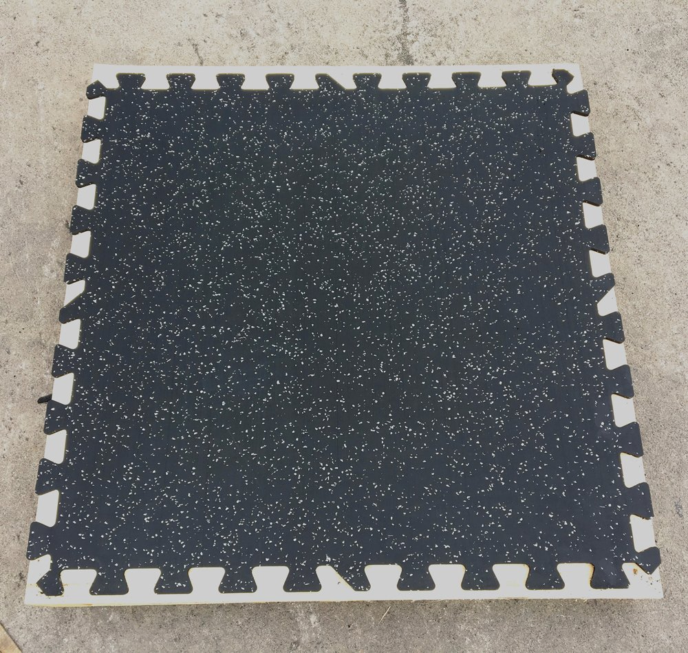 Composite Gym Floor Mat Interlocking Rubber Floor Tiles