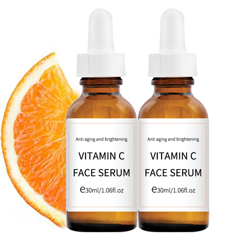 OEM ODM Private Label 100% Pure Vitamin C Facial Essence Serum Whitening Natural Organic Vitamin C Facial Serum