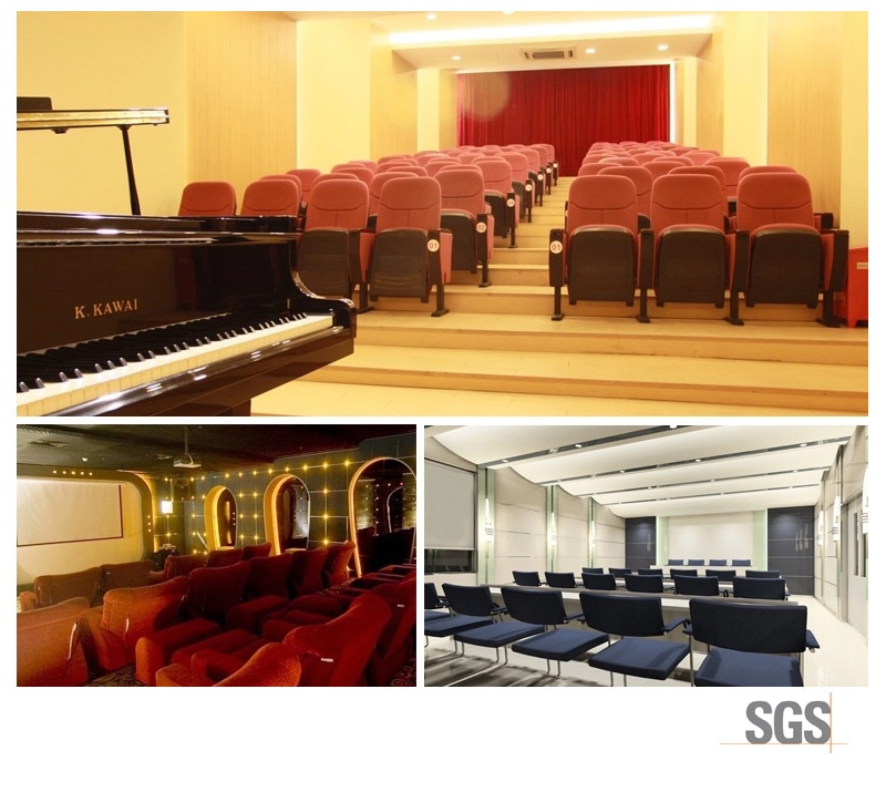 Fire Proofing Polyester Fiber Decorative Acoustic Panel for Concert Hall/Theater/Auditorium