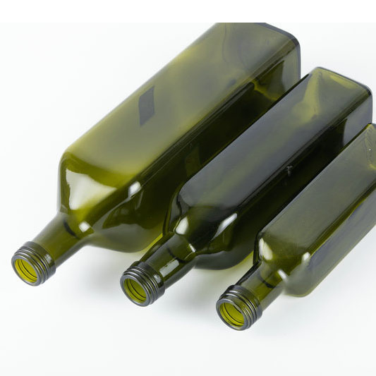 Wholesale Food Grade Glass Olive Oil Bottle with Metal Plastic Cap