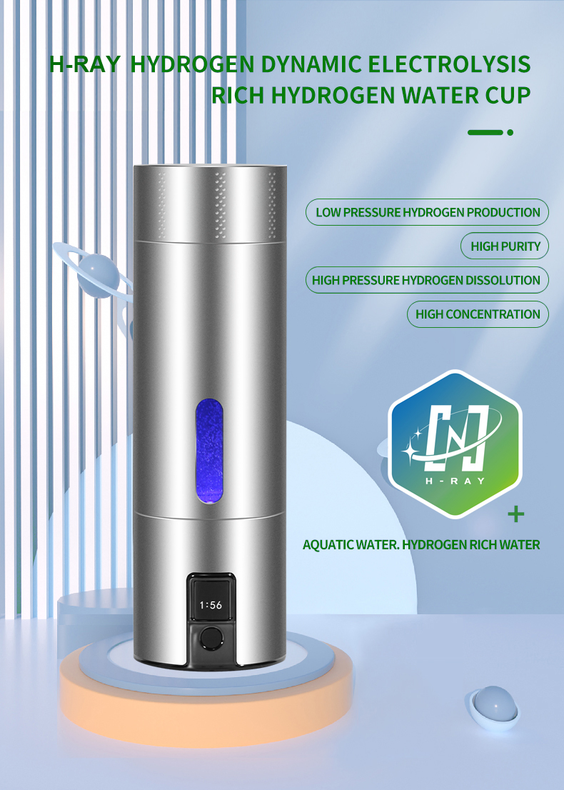 Portable Hydrogen Water Cup for on-The-Go Health Benefits
