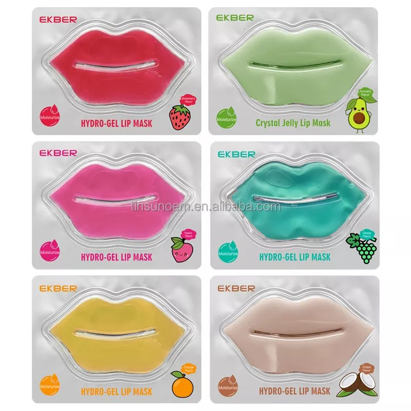 Hot Sale New Arrival Ekber Anti Dry Wrinkles Removal Lip Hydro Moisturizing Nourishing Lip Plumping Mask