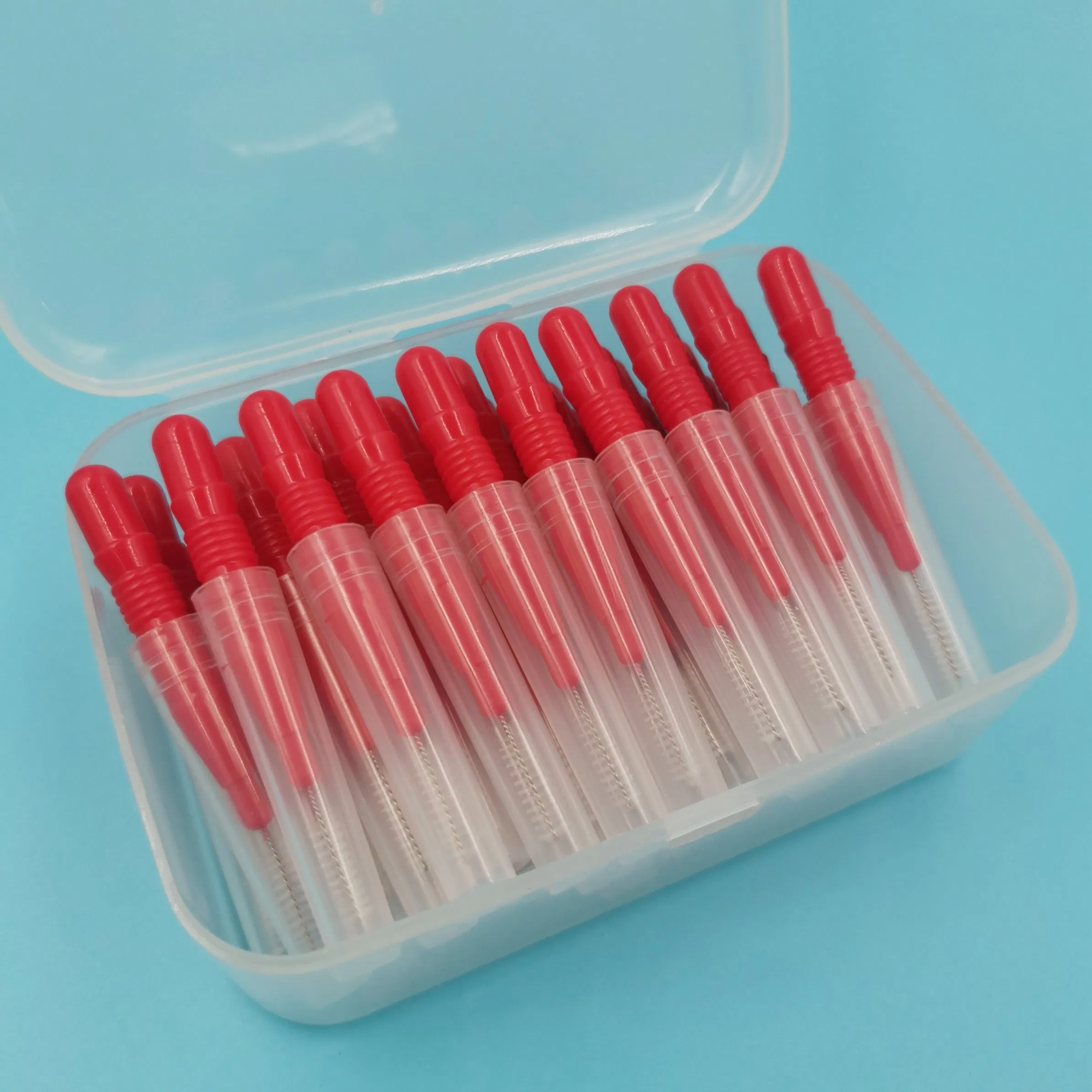 Портативная зубная щетка-ершик для чистки межзубных промежутков