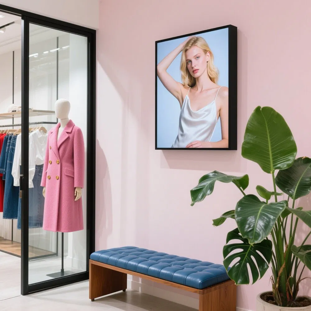 Arabian Perfume Shop Use Indoor Wall-Mounted Square Screen LCD Digital Display Signage Kiosk