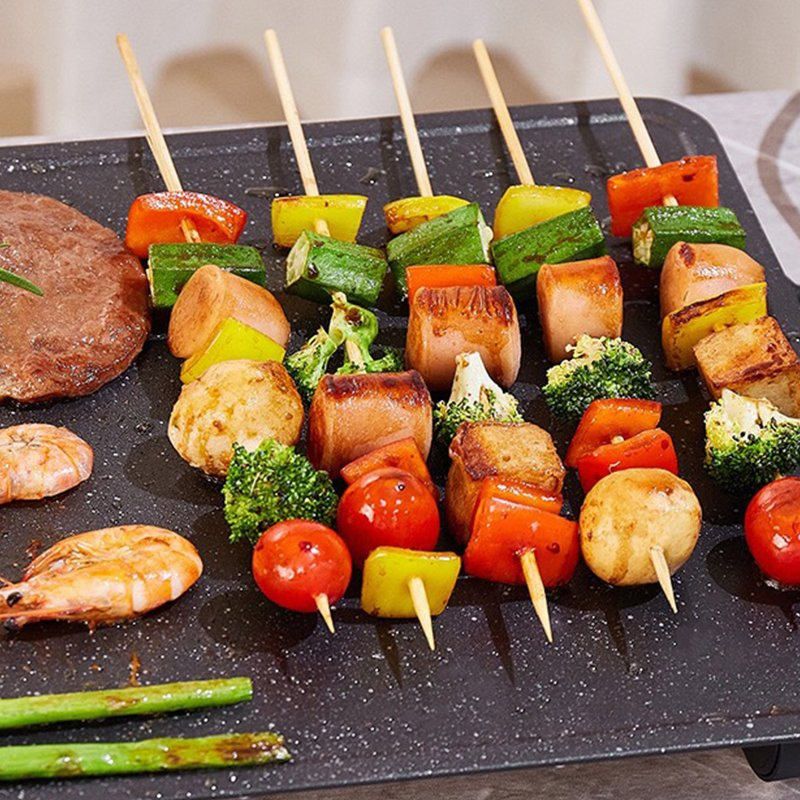 Commercial Electric Griddle for Efficient Cooking Pan and Grilling