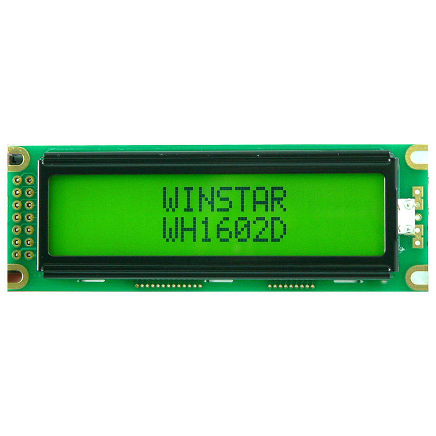 Winstar 16X2 Character LCD (WH1602A-YGH-CTK#, WH1602B-CFH-JT#, WH1602C-YGH-CTK#, WH1602D-TMI-CT#, WH1602J-YYH-CTK#, WH1602L1-TFH-CT#)
