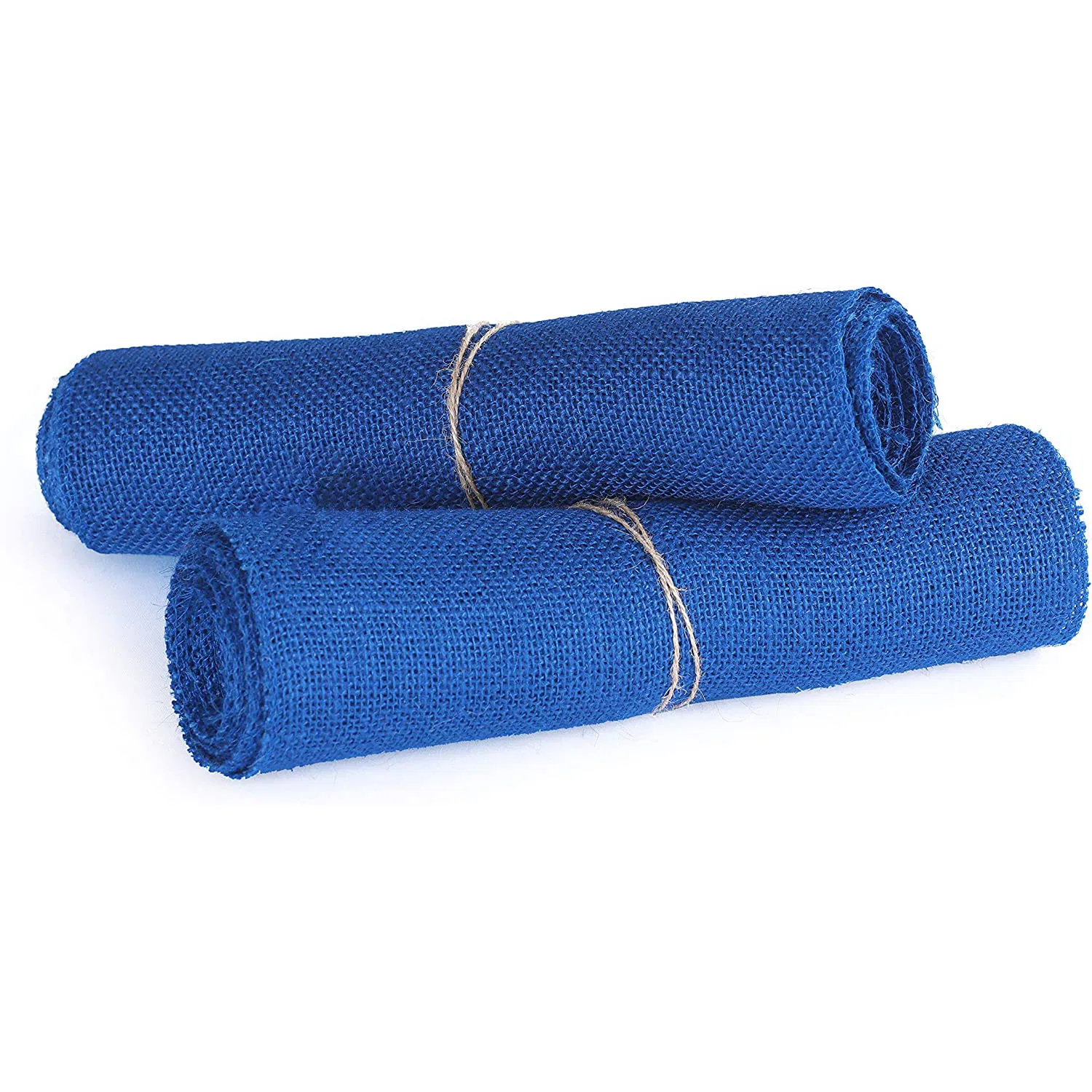 Royal Blue Home Decor Jute Burlap Table Runner