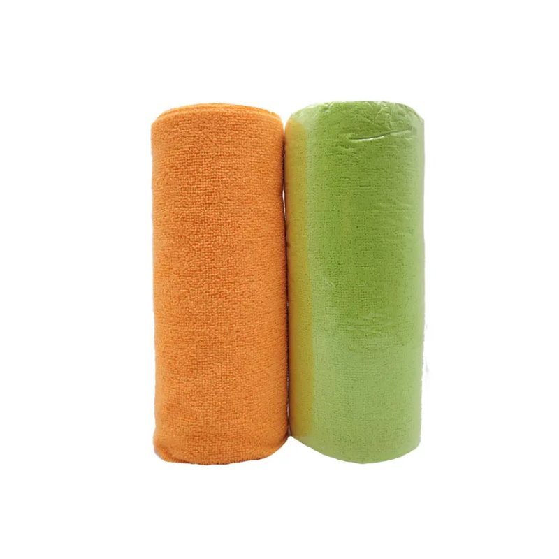 Kitchen Microfiber Cleaning Cloth Roll Tear Away Towels 30X30cm