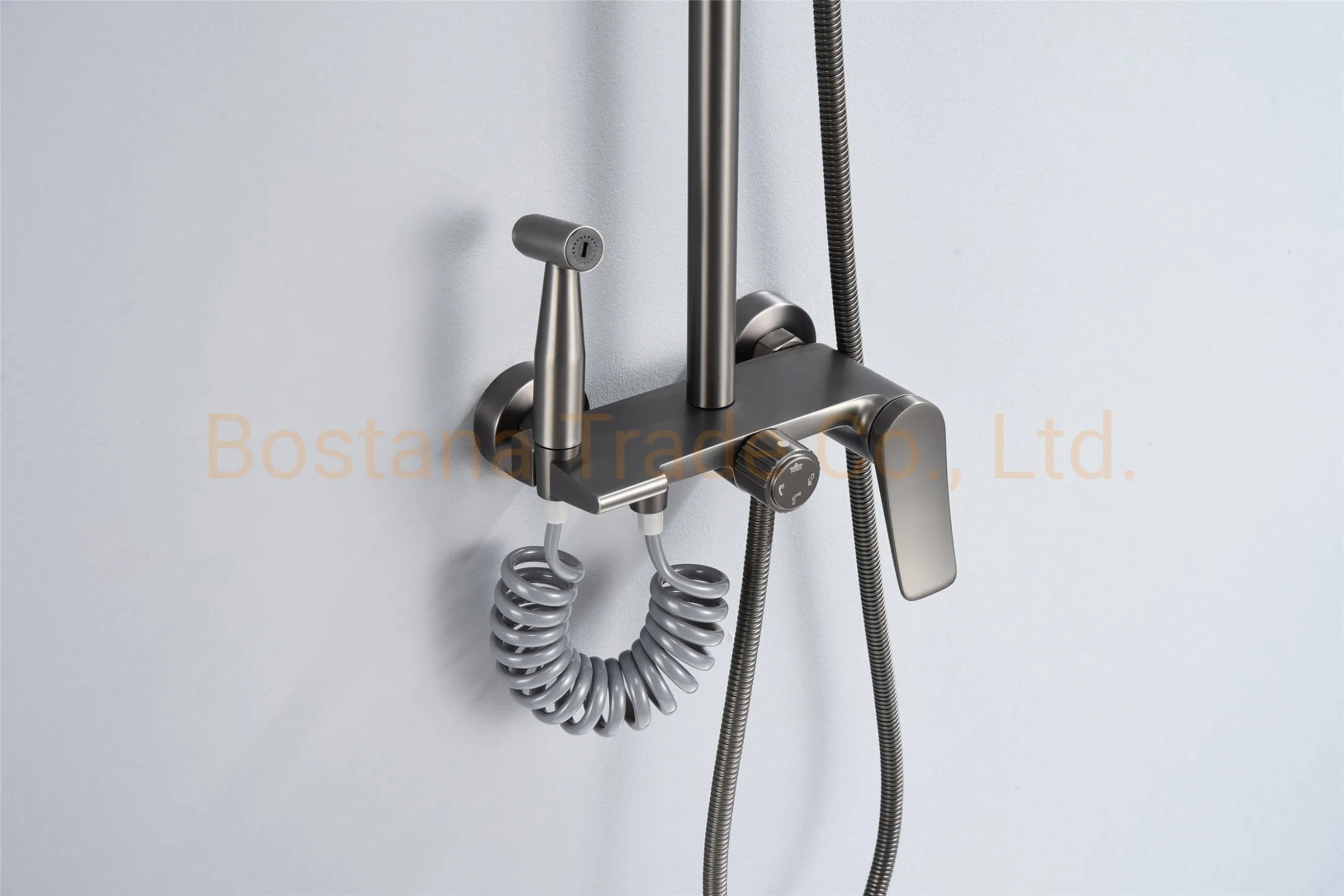 Multi-Function Shower Mixer Set with Rainfall Mist Ceiling Shower