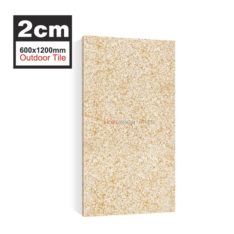 Плитка тротуарная гранитная 60x120 см, черно-серая, 2 см