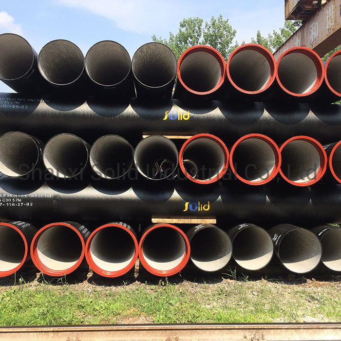 Hot Sale ISO2531 En545 Di DN80-DN2600 Ductile Iron Pipe K9 C40