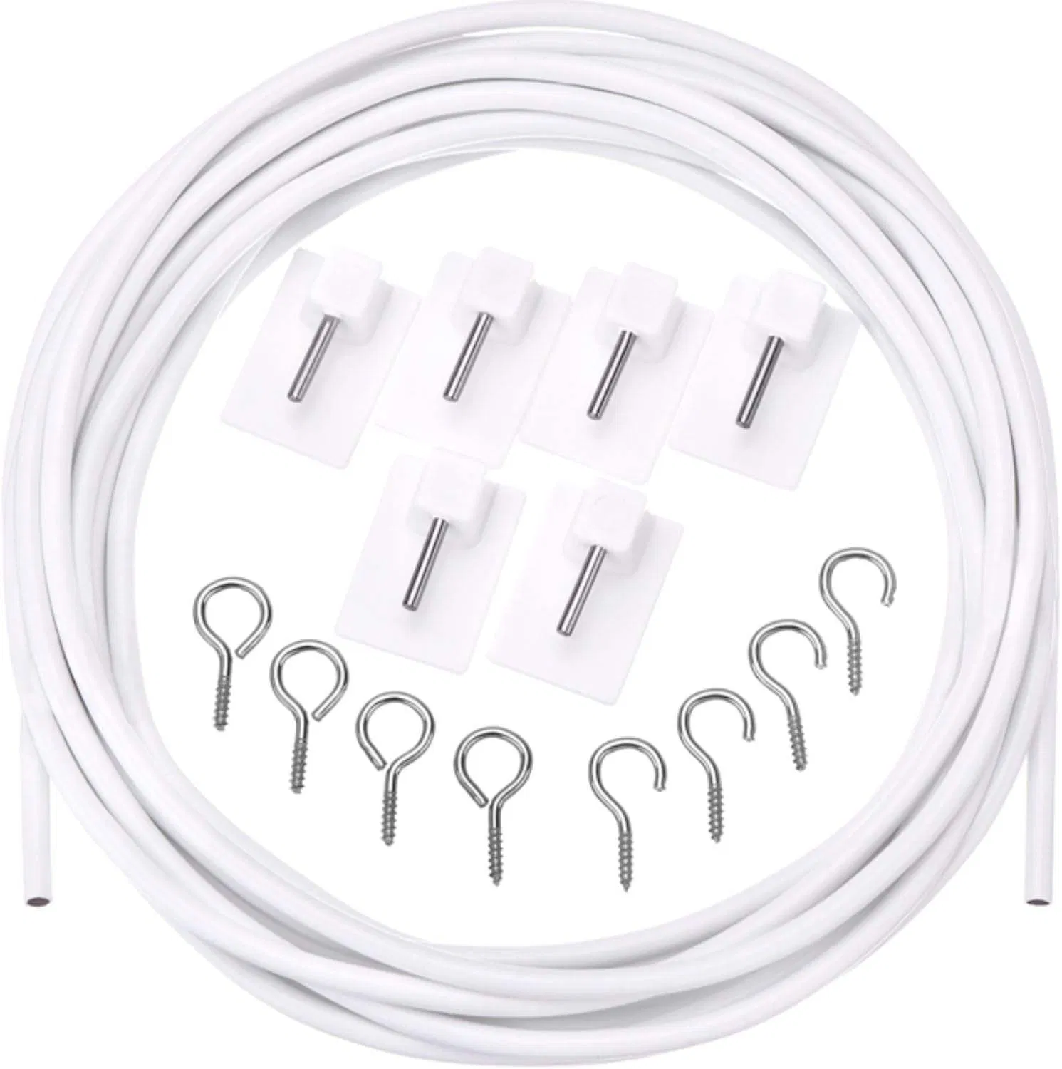 New Product Metal Curtain Wire Set with Curtain Wire for Home Office