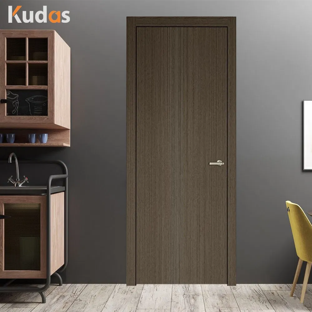 Kudas Modern Latest Design Wooden Melamine Hotel Door Interior Room Door