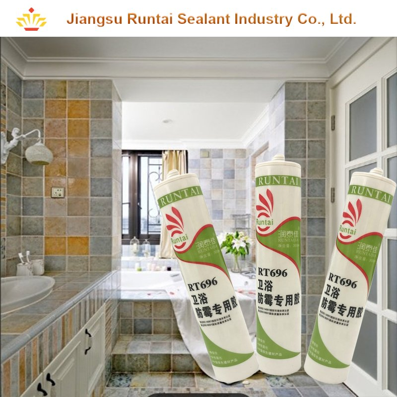 Mildew Resistant Low Voc UV Resistant High-Quality Glass Adhesion Acetic Silicone Sealant for Kitchen