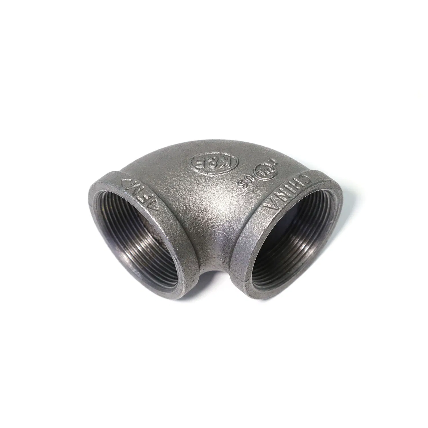 Kanaifu BSPT Black Malleable Iron Elbow Pipe Fitting for Fire Fighting with FM UL