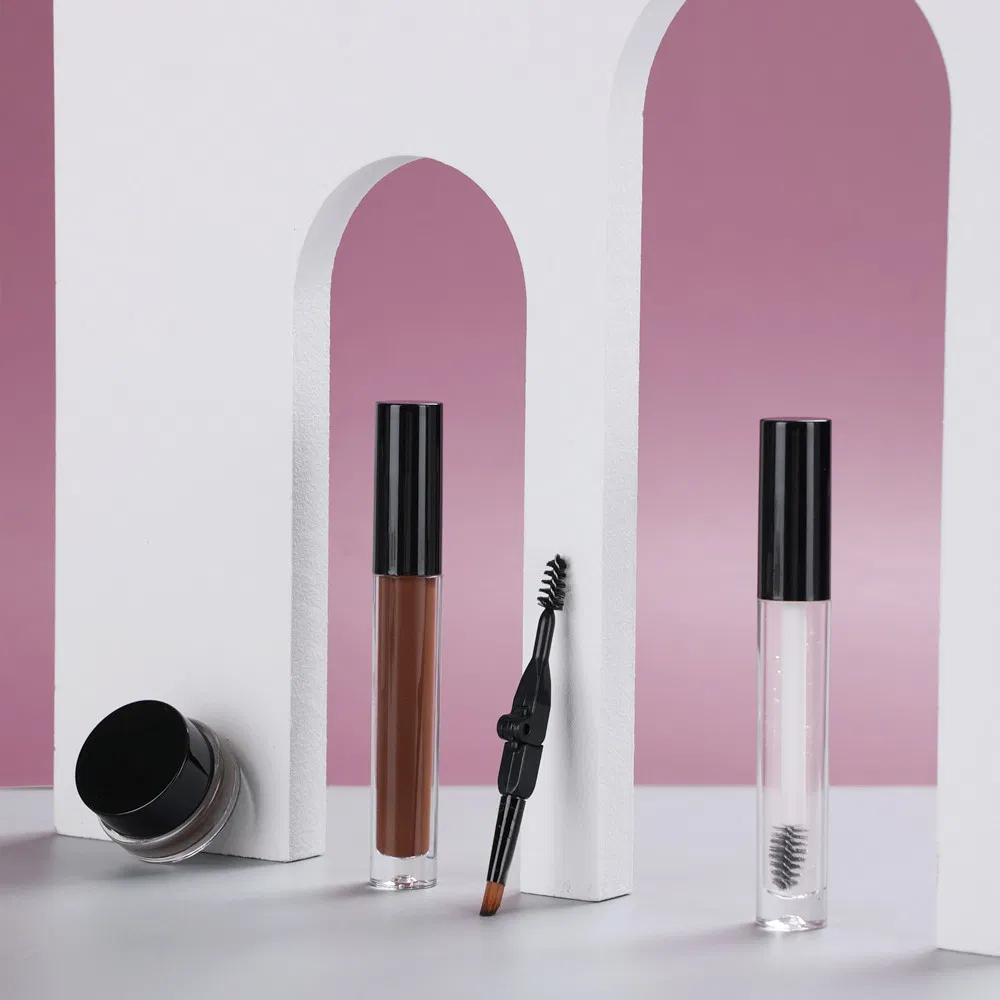 Makeup Henna Eyebrow Gel Tint and Eyebrow Pomade with Brush Set