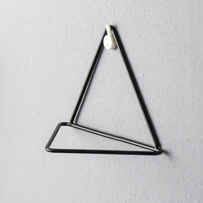 Настенный кашпо для суккулентов, геометрическое, белое