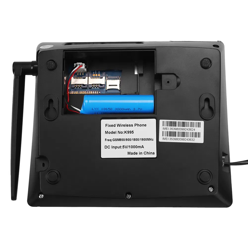 Dual SIM GSM Fixed Line Phone with FM Radio Feature