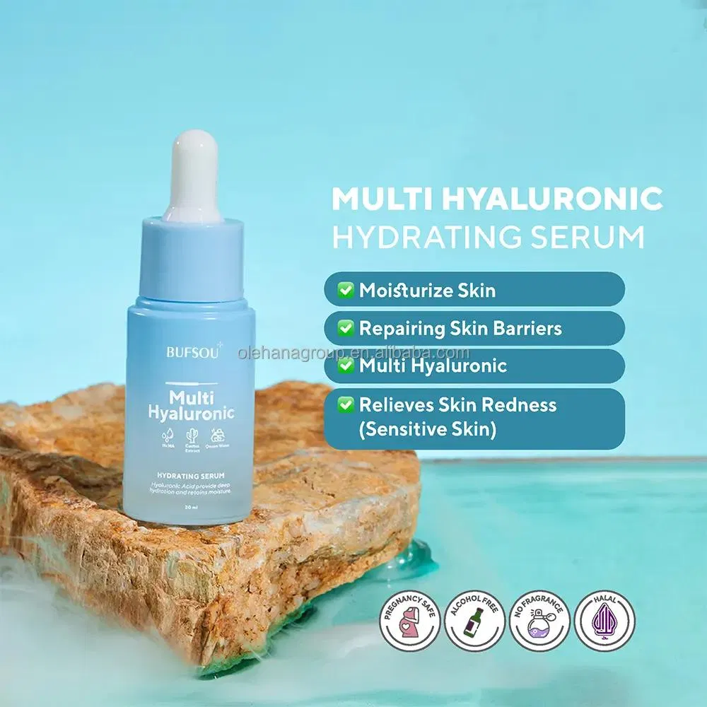 Customized New Beauty Skin Care 5 in 1 Acial Serum Whitening Anti-Oxidant and Anti Aging Face Serum Hyaluronic Acid Serum