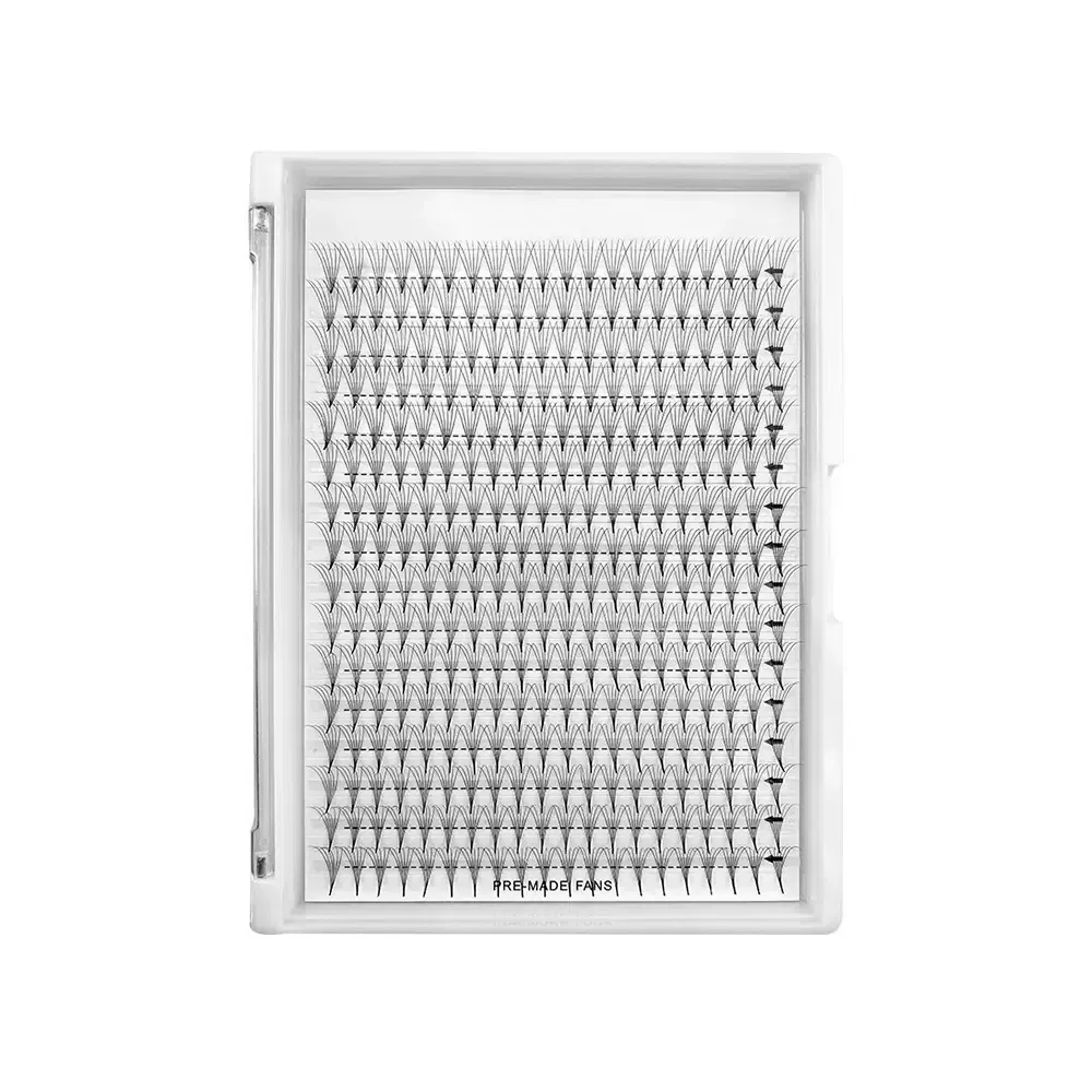 Latest Cluster Eyelashes Three-Step Easy-to-Apply Lashes Fan Soft Pointy Base Premade Single Cluster Eyelashes