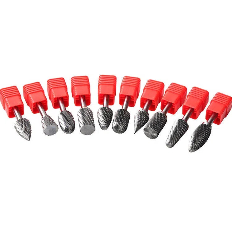 Buytop H M-Type Tungsten Carbide Burrs Rotary Files Deburring Tools Carbide Bur Set