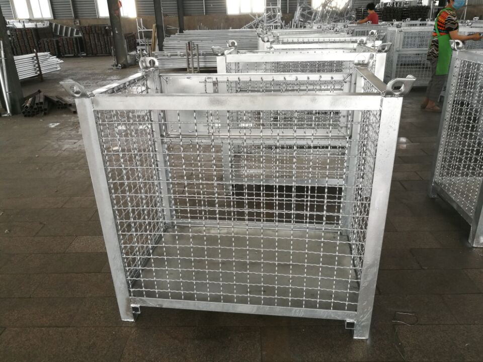 Stackable Welding Metal Pallet Stillage for Heavy Duty Product