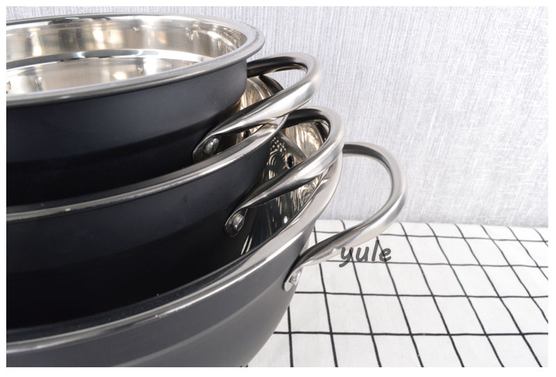 Creating Colorful Painting Kitchenware with Foot Base Food Grade Material Vegetable Fruit Colander Stainless Steel Multifunctional Kitchenware