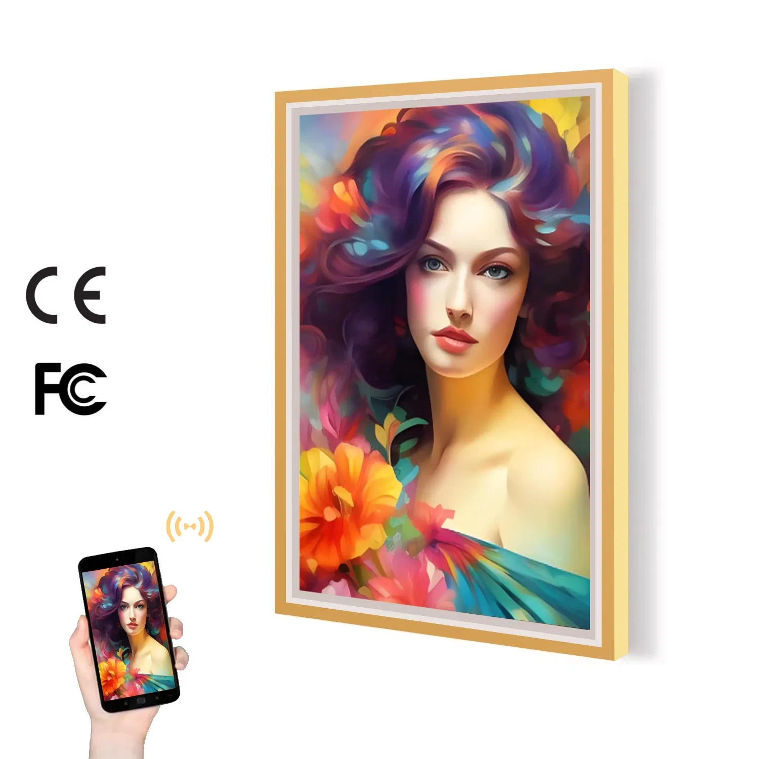 Large High-Quality Video Wall Display with Android Operating System