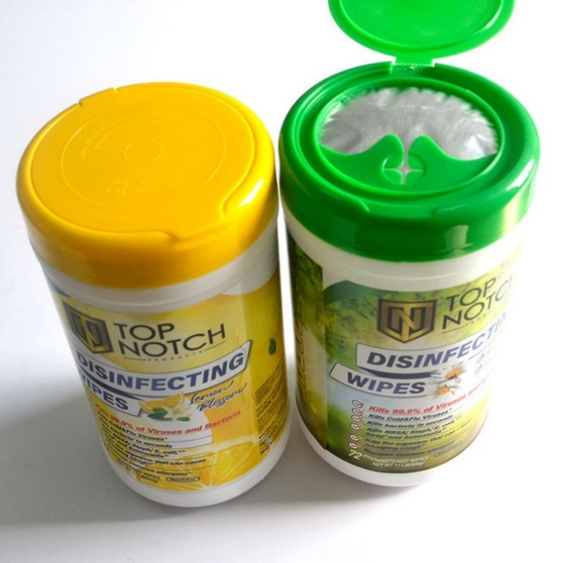 Organic Disinfecting Hand&Face Cleaning Wipes Unscented Antibacterial Wet Wipes