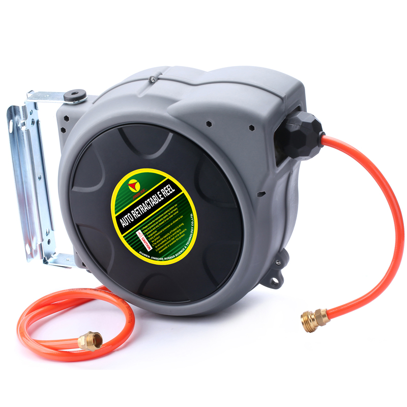 Fast Delivery 10m Automatic 180 Degree Rotation Retractable Car Beauty Automobile Repair Hose Reel Water Hose Reel