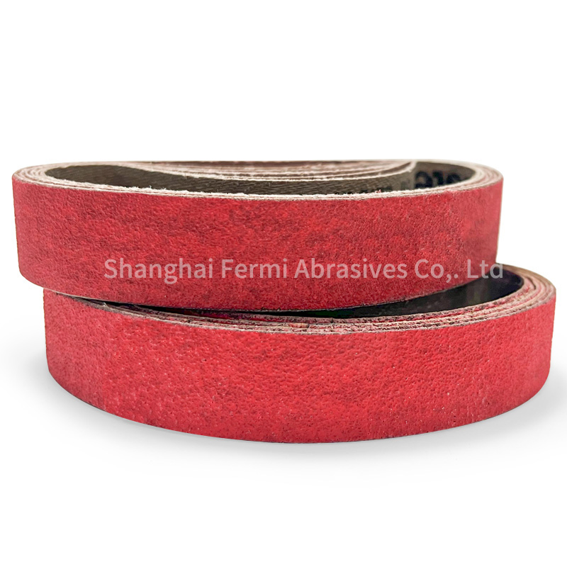 20*520mm, P80 German Premium Ceramic Abrasive Sanding Belts for Knife Polishing