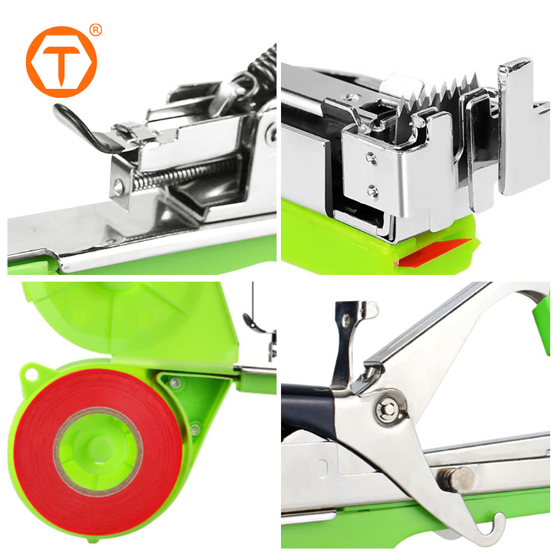 Lightweight Garden Binding Tie Tapener Tape Tool Plant Vine Tying Machine for Grapes Vining Vegetables