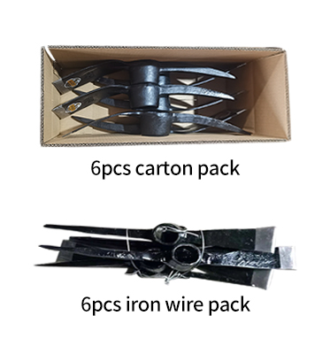 Root Crusher Double P404 Lightweight Mattock Steel Pickaxe for Camping