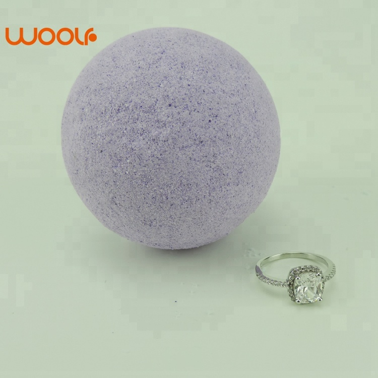 SPA Foaming Salts Ball Bath Bombs with Rings Inside Bath Fizzer