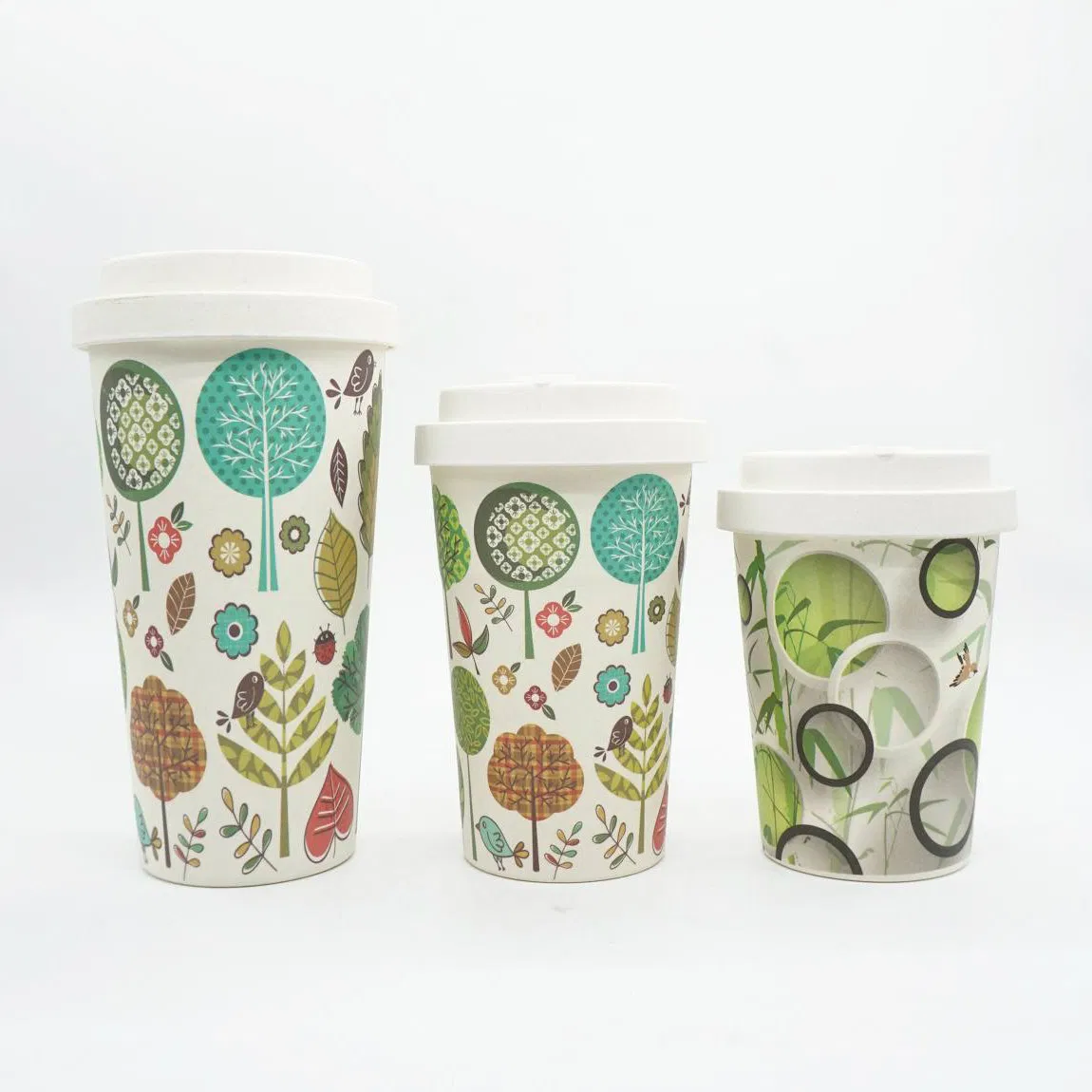 Эко-чашка из бамбукового волокна для кофе и напитков