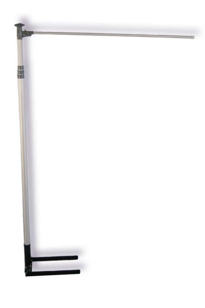 Steel Car Wheel Base for 6m Portable Telescopic Aluminum Flagpole (J-NF21M01004)