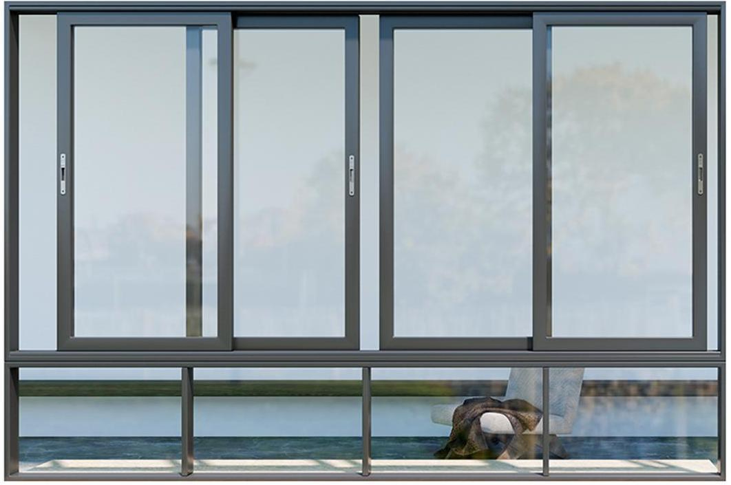 Residential Office Nova Panoramic Floor-to-Ceiling Double Sliding with Insulated Aluminium Window