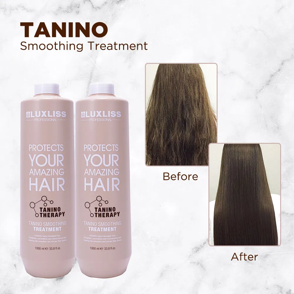 Luxliss OEM Salon Hair Keratin Treatment Straight Smoothing Tanino Hair Treatment Cream