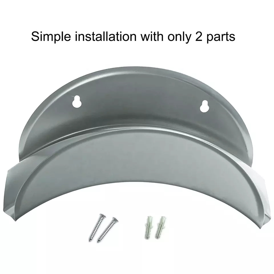 Rustproof Steel Wall Mounted Heavy Duty Outdoor Hose Hanger/Bracket/Rack/Holder for Garden Hose Storage