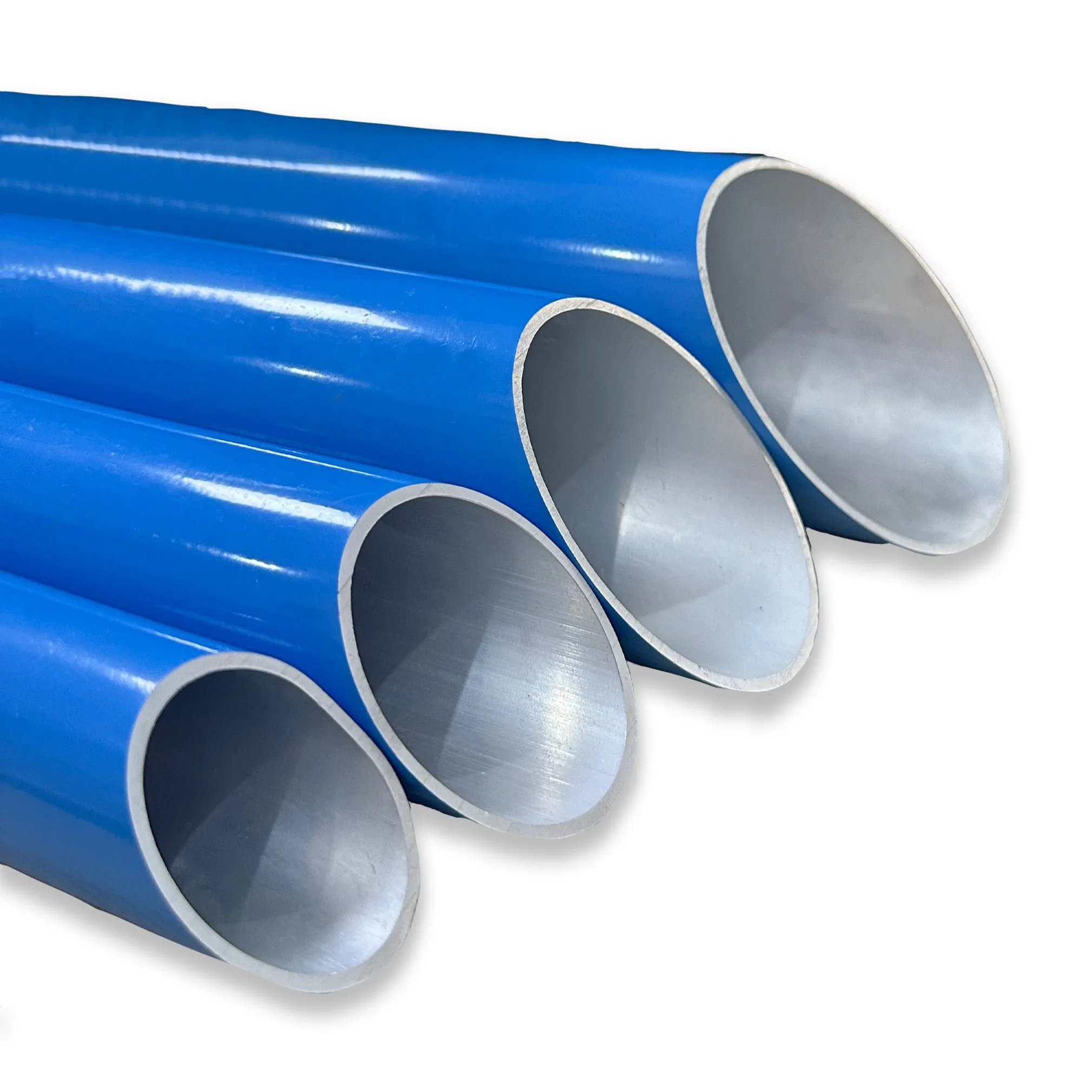 Anodized 6082 6063 Aluminum Round Tube Pipe Threaded Chamfered Ends for Structural Applications