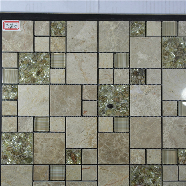 Золотая стеклянная мозаика для стен